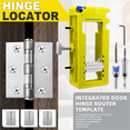 thumbnail image 4 of Door Hinge Jig Door Hinge Mortiser Hinge Installation Kit Door Hinge Router Mortiser for 3 Inch to 5 Inch Hinges, 4 of 10