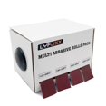 thumbnail image 1 of LYFJXX Rollo de tela de esmeril 4 piezas Rollos de papel de lija surtidos Papel de lija abrasivo de grano 120 180 360 600 para pulido de metales de madera con dispensador cada rollo (6 m), 1 of 1