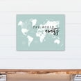 thumbnail image 4 of Creative Products The World Awaits Map 24 x 18 Canvas Wall Art, 4 of 5