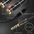 thumbnail image 3 of Ochine Headset Adapter Y Splitter 3.5mm Jack Cable with Separate Mic and Audio Headphone Connector Mutual Convertors, 3 of 6