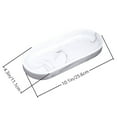 thumbnail image 2 of Hemoton  Bathtub Tray Bathroom Trays for Counter Marble Texture Elegant, 2 of 8