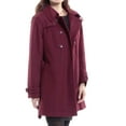 thumbnail image 7 of Alpine Swiss Keira Womens Trench Coat Double Breasted Wool Jacket Belted Blazer, 7 of 7