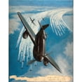 thumbnail image 2 of Roy Nockolds 12x14 Gold Ornate Wood Frame and Double Matted Museum Art Print Titled - Fighter Aircraft Escort (Between 1939 and 1946), 2 of 4