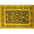 thumbnail image 1 of Ahgly Company Indoor Rectangle Oriental Yellow Industrial Area Rugs, 2' x 4', 1 of 4