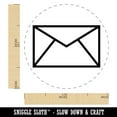 thumbnail image 2 of Envelope Mail Self-Inking Rubber Stamp Ink Stamper - Brown Ink - Medium 1 Inch, 2 of 7
