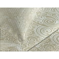 thumbnail image 4 of Ambesonne Oriental Quilted Bedspread Set 3 Pcs, Nature Inspired Art Motif, King Size, White and Tan, 4 of 5