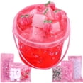 thumbnail image 1 of Cubo de gelatina Slime Azeperoy prefabricado de color rosa melocotón, brillante, 1 of 7