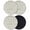 Green, variant on Farmhouse Grey Coasters Set of 2, Vintage Flower Leaf Botanical Plant Absorbent Coasters for Drinks, Coaster for Bar Office Dining Coffee Table Accessories Decor, Non Slip Round Desk Coaster