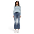 thumbnail image 4 of Kancan - Miley High-Rise Cropped Flare Jeans (26" Inseam) - KC20057D, 4 of 8