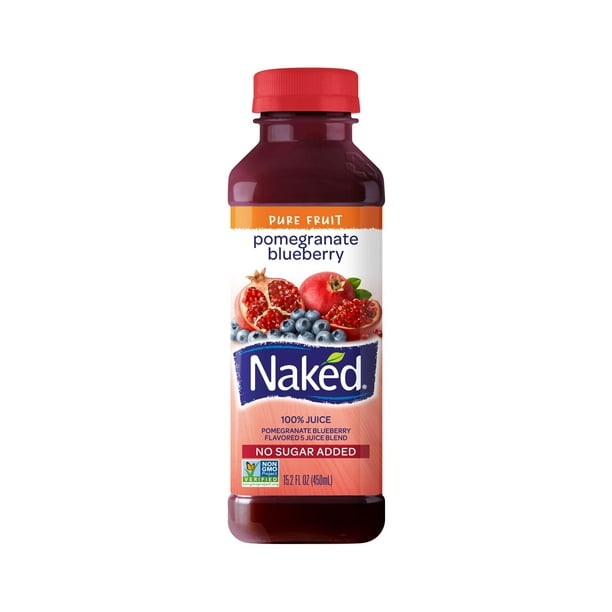 Naked Pure Fruit Pomegranate Blueberry Juice, 15.2 Fl. Oz 
