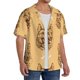 thumbnail image 2 of Fotbe German Shepherd Dog Camisa Estampada de Manga Corta para Hombre, Casual de Verano, Estilo Playero, Sin Arrugas-Small, 2 of 5