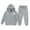 C276 Grey, variant on CONZONE Toddler Girls Sweatsuits Fall Winter 2 Piece Set Long Sleeve Cherry Graphic Hoodies and Sweatpants Soft Girls Outfits Size 2-3 Years