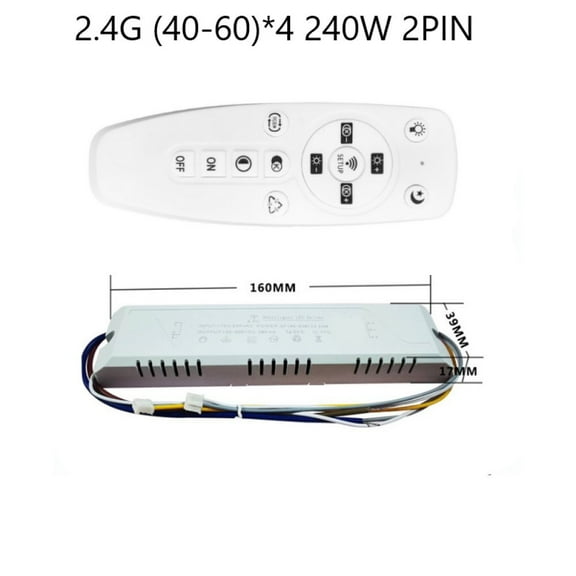 Dreamhall Led Driver 40-60Wx4 240W 2.4G App and Remote Control Lighting Transformer