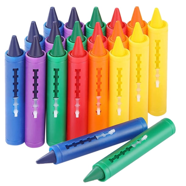 18 Uds. de para BañO, Juguete de Grafiti Borrable, Pluma de Garabatos Lavable para BebéS y NiñOs, Crayones de Juguete Educativos Creativos para BañArse