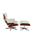 thumbnail image 3 of Plata Import Eames Chair White Lounge Ottoman, 3 of 3