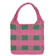 thumbnail image 1 of Bolso Playa Verano Mano Tejido Con Flores Retales para Mujer, 1 of 9