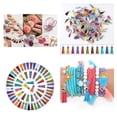 thumbnail image 1 of 240 Piezas Colgantes de Borlas Sintética con Tapas para Llavero 30 Colores BLESIY, 1 of 8
