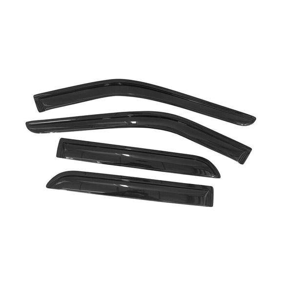 KAIHUIXING for Ford for Explorer 2011-2019 4pcs Tape on Window Visors Slim Style Rain Deflectors