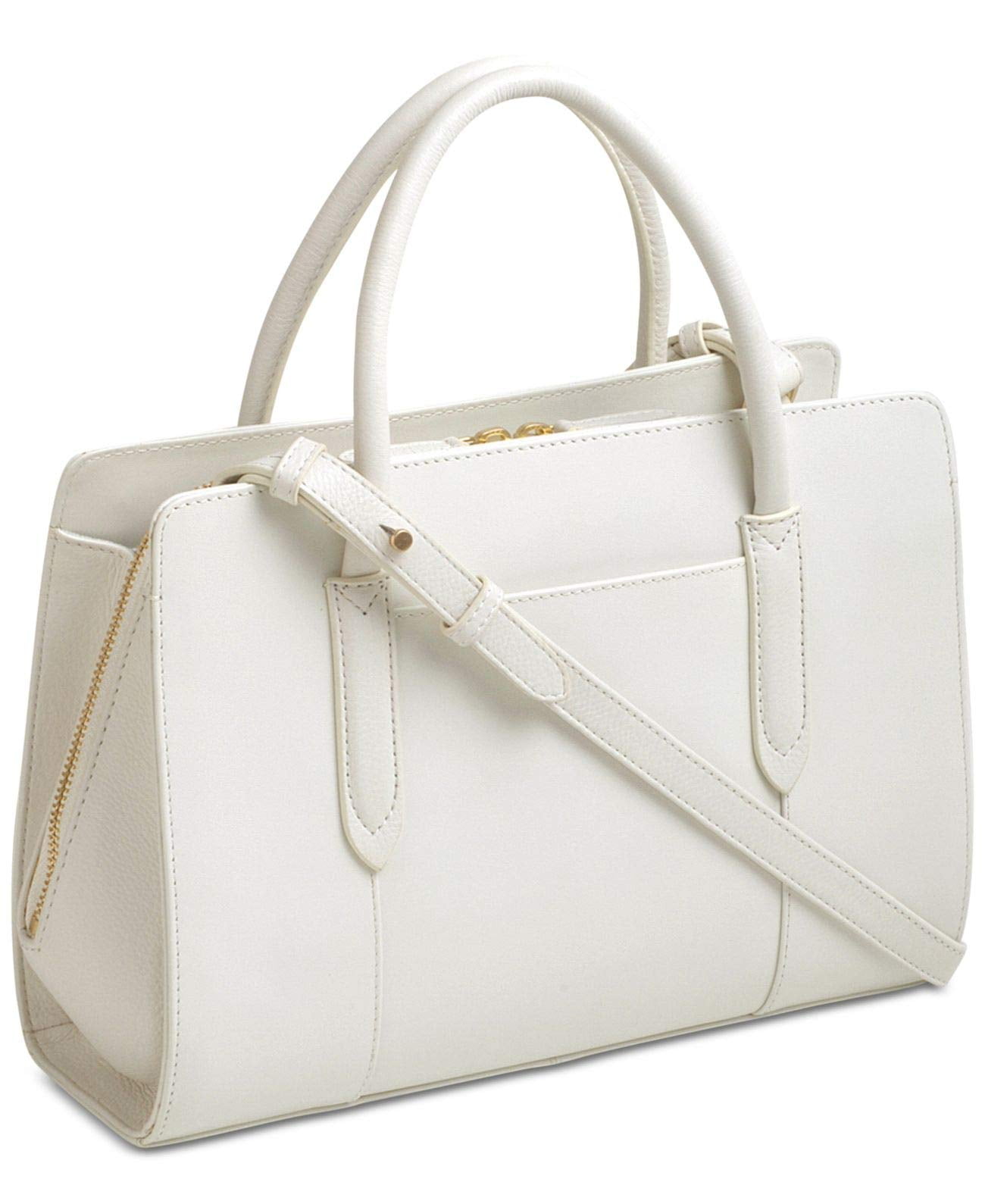 Radley London Liverpool Street Zip-top Chalk Leather Tote