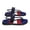 1-Red, variant on Men's Sporty Thong Sandals with Back Strap Casual Color Block Beach Slippers for Outdoor Daily Wear