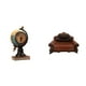 thumbnail image 1 of Reloj de mesa con figura decorativa, adorno artesanal para oficina, estante, dormitorio o armario, con modelo de sofá en miniatura. Accesorio DIY para, 1 of 8