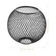 thumbnail image 2 of Hollow Out Light Cover Ceiling Lamp Cover Metal Spherical Lampshade for Bedroom, 2 of 6