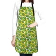 thumbnail image 4 of Bingfone Watercolor Kiwi Fruits Summer Apron Gifts For Men, Women Professional Grade Chef Apron for Kitchen,BBQ & Grill, 4 of 8