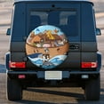 thumbnail image 3 of Kdxio Animals on Noah's Ark Floating for Tire Cover Wheel Protectors Tyre Covers Weatherproof Wheel Covers Universal Fit for Trailer Rv SUV Truck Camper Travel Trailers 15 inch, 3 of 8