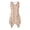 Floral Vintage Pattern, variant on HELLHERO Tulip Asymmetric Dresses for Dating Vacation, Tank Side Pockets Sleeveless Sundress