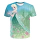 thumbnail image 1 of Regalos de cumpleaños para niña, camisetas de Frozen de dibujos animados para niñas, camisetas gráficas para niños, ropa estampada de verano, camisetas casuales de manga corta Tees9T Gao Jinjia LED, 1 of 2