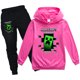 thumbnail image 1 of Minecraft sudadera infantil confeccionada con capucha + pantalón conjunto de 2 piezas PH2088A, 1 of 1