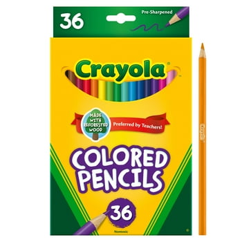 Crayola Colored Pencil Set, 36-Colors