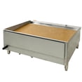 thumbnail image 4 of 36 in. CommercialManual Gas Griddle Flat Top Grill 90,000 BTU Countertop Griddle 3 Burner NSF, 4 of 10