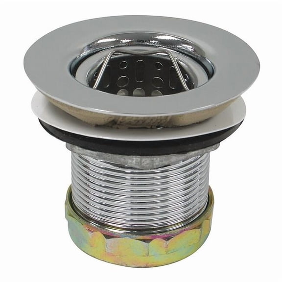 Perfect Putty Sink Drain,3 1/2 in Dia,SS 59-3060