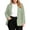 *Green, variant on ClodeEU Women's Plus Size Long Sleeve Notch Collar Blazer,Solid Color Casual Work Jacket Black,Women's Plus XXL