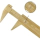 thumbnail image 3 of Double Vernier Caliper Brass Pocket Ruler 100mm Metric And Imperial Scale Measuring Tool With Dual Vernier Scales, 3 of 5