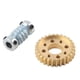 thumbnail image 1 of Reductor De Velocidad De Tornillo Sin Fin, Juego De Engranajes De Tornillo Sin Fin De Bloqueo Automático Eje De Engranaje De Orificio De 6 Mm Alta Torsión Para Accesorios De ANGGREK FB1012, 1 of 8