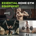 thumbnail image 6 of HANDBODE Olympic Barbell Bar 6 ft Weightlifting Bar for Powerlifting, Bench Press, Deadlift, Squat - 700 lb Capacity, Home & Gym Strength Training, Silver & Black, 6 of 10