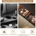 thumbnail image 6 of OKD 7 Drawers Dresser for Bedroom, Farmhouse Wooden Wide Chest of Drawers, Closet Clothes Storage Organizer for Bedroom, Living Room, Espresso, 6 of 7