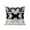 Blue, variant on 1 Pack Outdoor Throw Pillow, Blue Black Geometric Waterproof Pillow with Insert Included, Modern Abastract Minimalist Lines Grey Decorative Accent Cushion Sofa Pillows for Patio Porch, 16 x 16 In