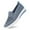 Blue, variant on Round Toe Hiking Shoes Women Comfortable Flat Women's Walking Shoes | Orthopaedic Casual Breathable For Work Shopping Walking Gardening