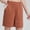 Watermelon Red, variant on SEMPAI Sweat Shorts for Women Pull On Casual Athletic Bermuda Shorts Elastic High Waist Long SweatShorts with Pockets