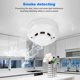 thumbnail image 2 of Smoke Alarm High Sensitivity Security Detector Sound Light Warning Device with Red LED Indicator, 2 of 2
