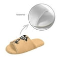 thumbnail image 4 of POLERO Funny Dog Print Slippers for Women Memory Foam House Bedroom Soft Open Toe Slides Sandals Shoes Trendy Gift for Womens Anti-Skid Sole, Size 12-13, 4 of 7