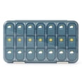 thumbnail image 1 of Medicina mensual Splitters Estuches de vitaminas 7 días Píldoras Píldoras Pastillas portátiles Blue Blue in Box Package para personas mayores tipo1 Inevent HA027434-01, 1 of 7