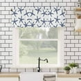 thumbnail image 4 of Starfish Valances for Windows Ocean Rod Pocket Curtain Valance Window Treatment Short Curtains for Kitchen Living Room, 42"x18", 4 of 5