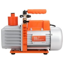 KFFKFF 5 CFM Vacuum Pump 2 Stage Rotary Air Conditioning Vacuum Pump Vane HVAC with Oil Bottle