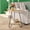 wood, variant on Round End Table with Lower Shelf, 20 inch Industrial Side Table for Living Room, Bedroom - Light & Dark Color Options, 70lbs Capacity