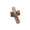 B, variant on EGNMCR Black Walnut Through My Heart Hands To Encourage Gifts For Easter Mother's Day Thanksgiving Adults And Children 1.97x0.98x0.78inches Black Walnut