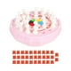 thumbnail image 1 of Juegos de mesa de ajedrez 2 en 1, juguetes , divertido juego de mesa con clavija, habilidades cognitivas motoras finas, fiestas para niños y , rosa, 1 of 8